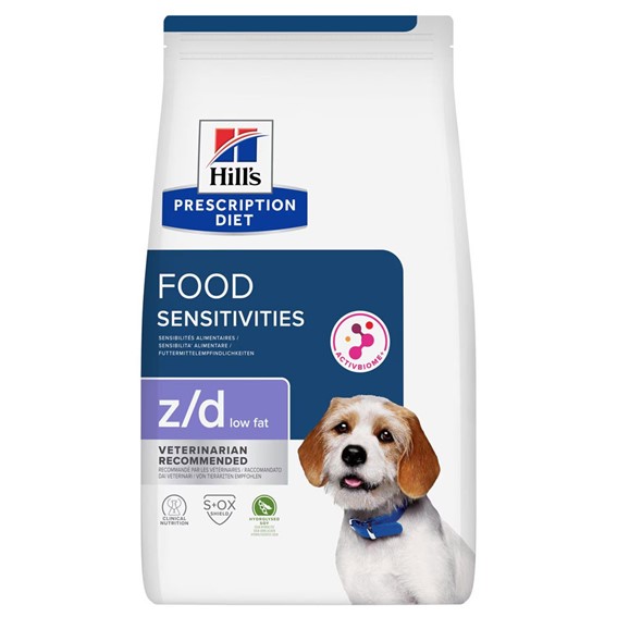 HILLS PRESCRIPTION DIET CANINE FOOD SENSITIVIES Z/D LOW FAT