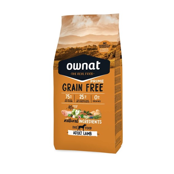 OWNAT CAO ADULT GRAIN FREE PRIME - BORREGO