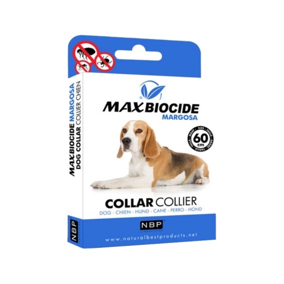 MAXBIOCIDE COLEIRA REPELENTE PARA CÃES - 60 CM