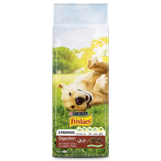 FRISKIES CÃO ADULTO DIGESTION - VACA, BORREGO E CHICÓRIA