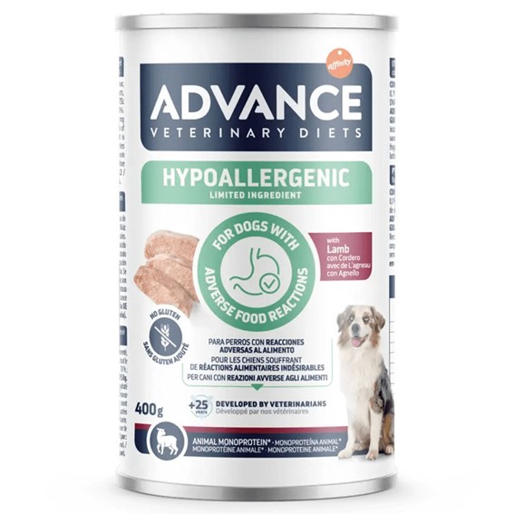 ADVANCE VETERINARY DIETS CÃO WET HYPOALLERGENIC