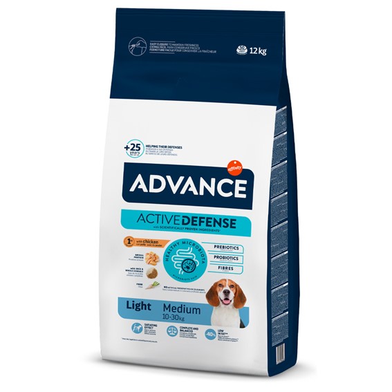 ADVANCE CÃO ADULTO MEDIUM LIGHT