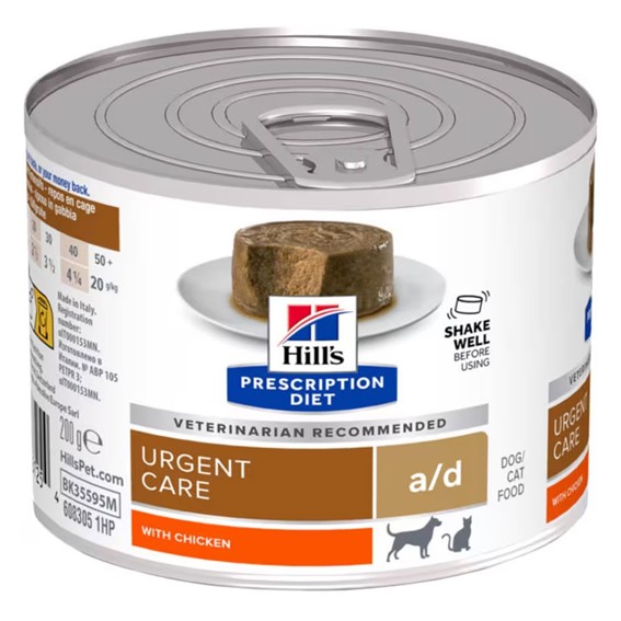 HILLS PRESCRIPTION DIET CANINE/FELINE URGENT CARE A/D
