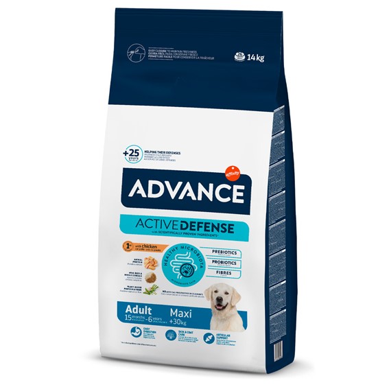 ADVANCE CÃO ADULTO MAXI - FRANGO E ARROZ