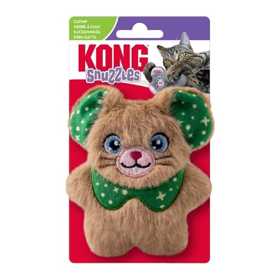 KONG HOLIDAY CAT SNUZZLES MOUSE