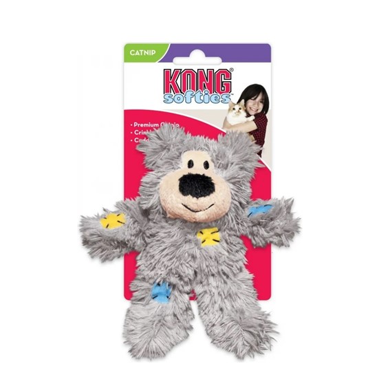 KONG CAT SOFTIES PATCHWORK BEAR