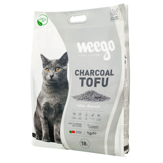 WEEGO CAT LITTER CHARCOAL TOFU