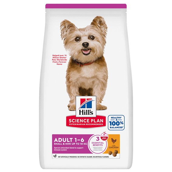 HILLS SCIENCE PLAN CANINE ADULT SMALL/MINI - FRANGO