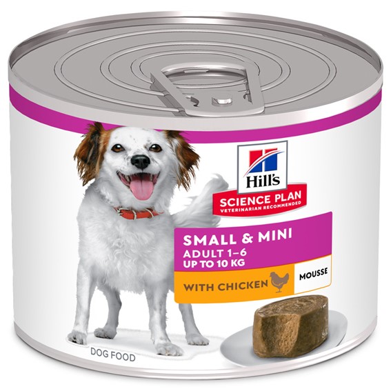 HILLS SCIENCE PLAN CANINE ADULT SMALL/MINI MOUSSE - FRANGO