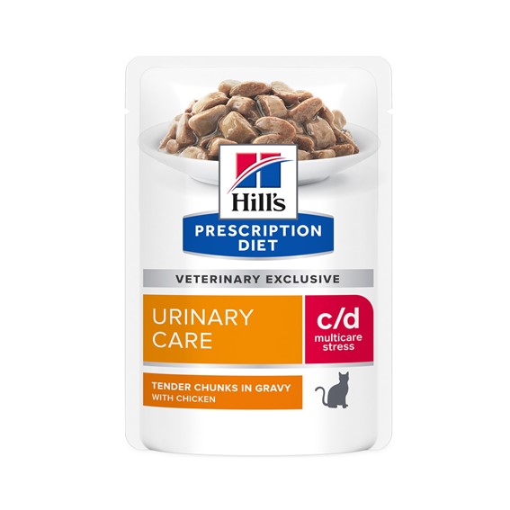 HILLS PRESCRIPTION DIET FELINE URINARY CARE C/D MULTICARE STRESS - FRANGO