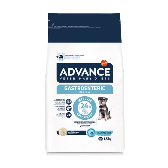 ADVANCE VETERINARY DIETS CÃO GASTROENTERIC MINI